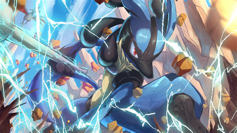 lucario pc wallpaper.